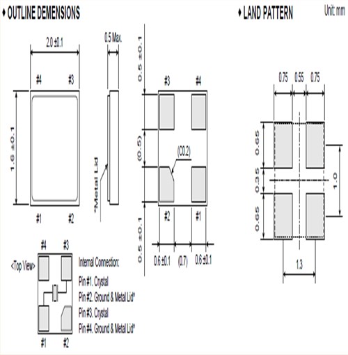 大河晶振,貼片晶振,FCX-06晶振