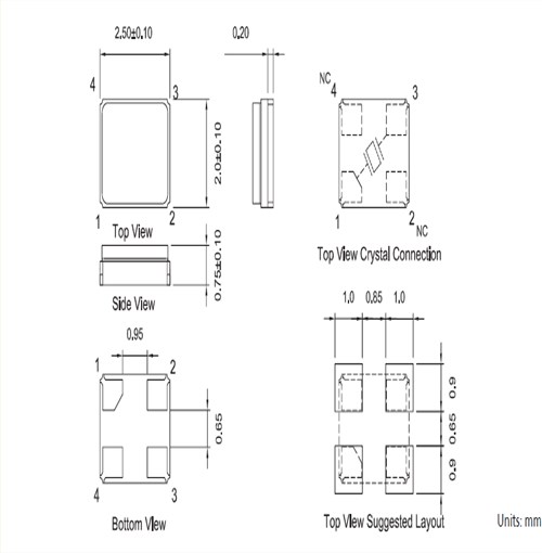 TXC晶振,貼片晶振,7S晶振