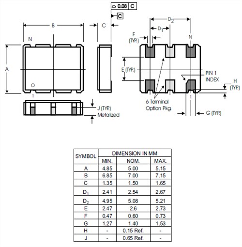 IDT晶振,貼片晶振,8N3DV85晶振