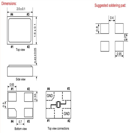 格耶可穿戴設(shè)備晶振,KX-5無(wú)源石英晶振,12.85515丹麥晶振