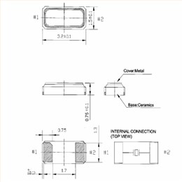 3215mm薄型晶振,TZ1006A,臺(tái)灣嘉碩晶振,32.768KHZ時(shí)鐘晶振