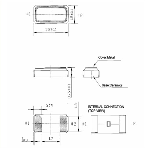 3215mm薄型晶振,TZ1006A,臺(tái)灣嘉碩晶振,32.768KHZ時(shí)鐘晶振