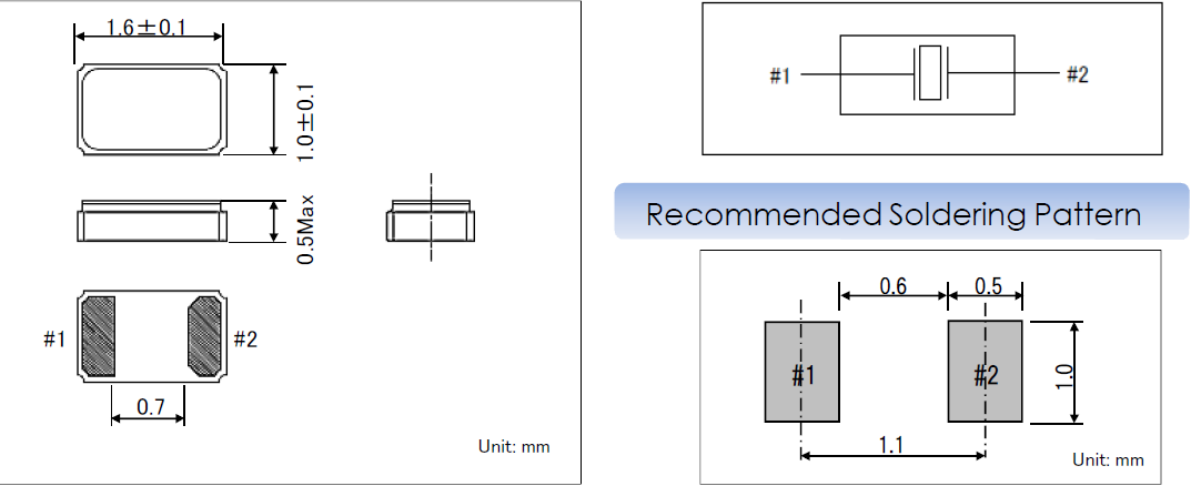 SC-16S晶振,32.768K二腳貼片晶振,Q-SC16S03220C5AAAF晶振
