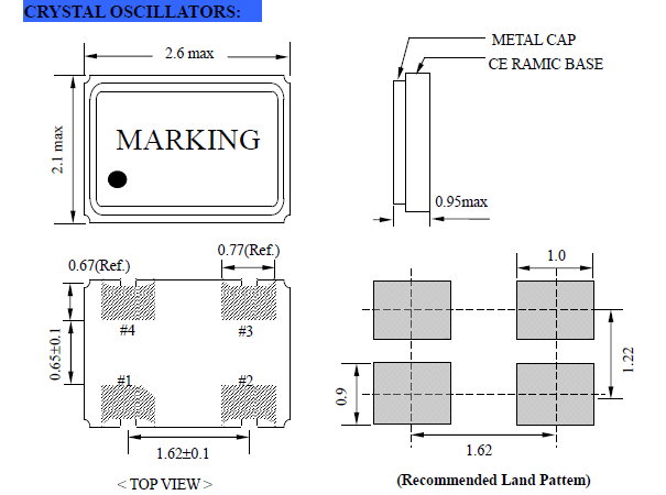 NAOL22晶振,超小型體積SMD晶振,臺灣進(jìn)口晶振