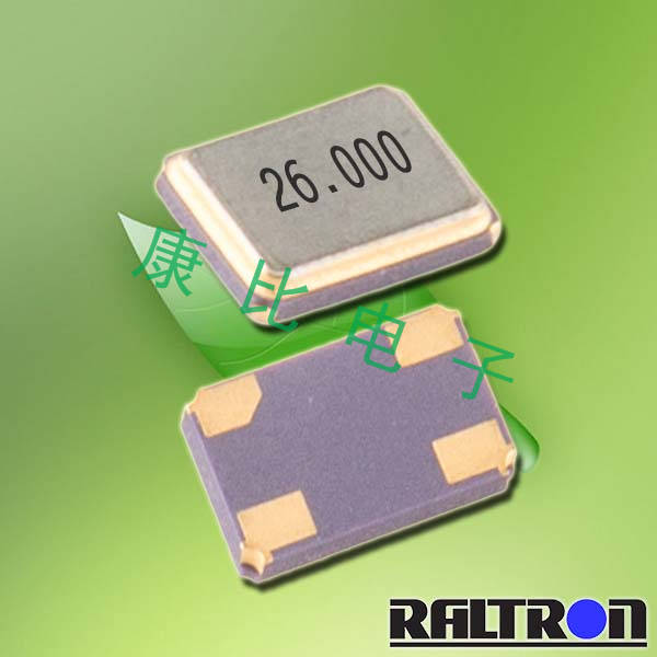 RH100-25.000-18-F-TR,Raltron微處理器晶體,3225mm,25MHz