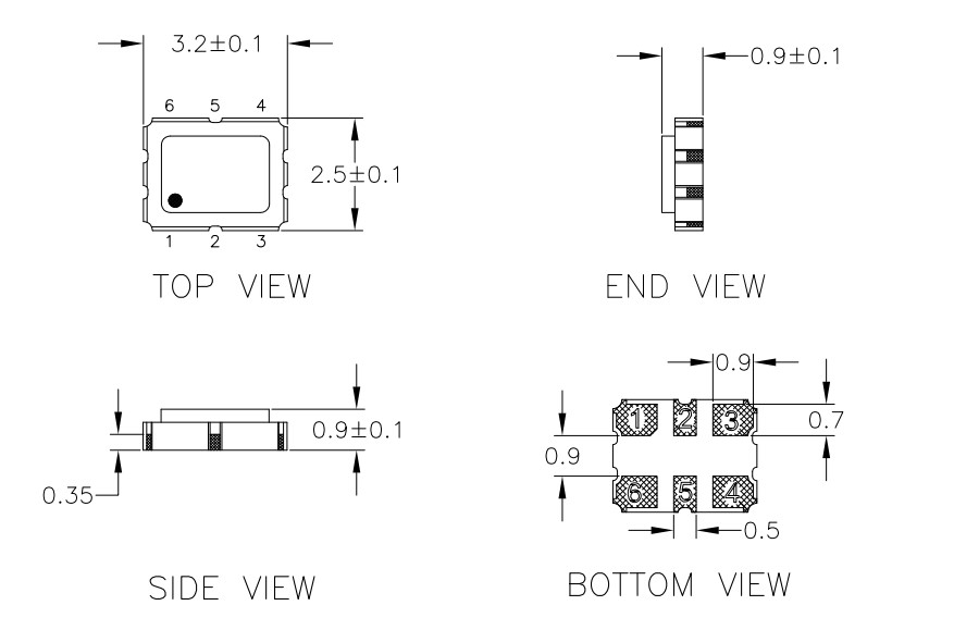 XLQ320125.000000I,Renesas通訊設(shè)備晶振,低抖動(dòng)差分晶振